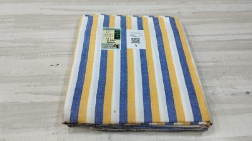 BEDSHEET STRIPE 90X108 2 PILLOW COVER